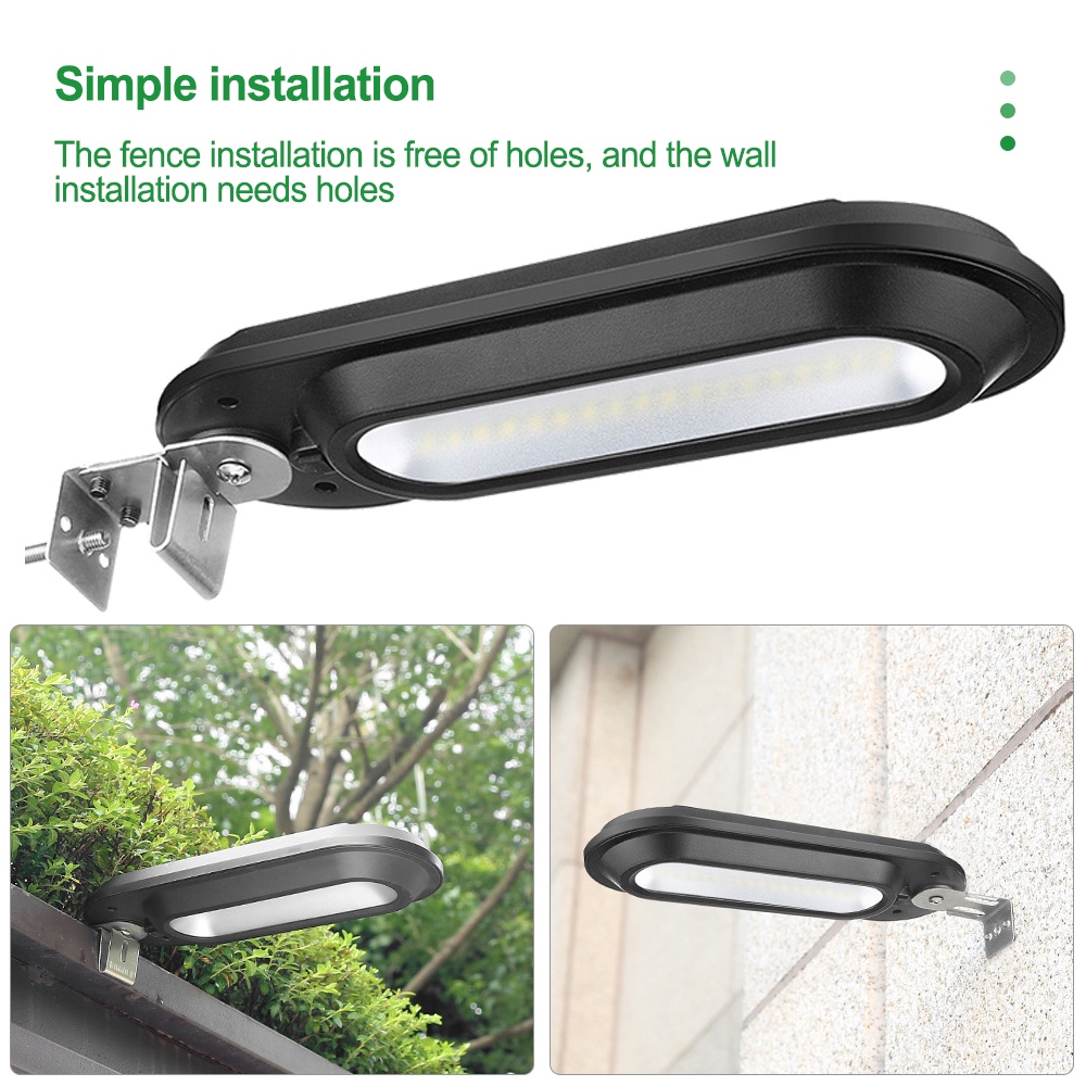 Đèn Led 18 Bóng Gắn Tường Sử Dụng Năng Lượng Mặt Trời Chống Thấm Nước Trang Trí Sân Vườn