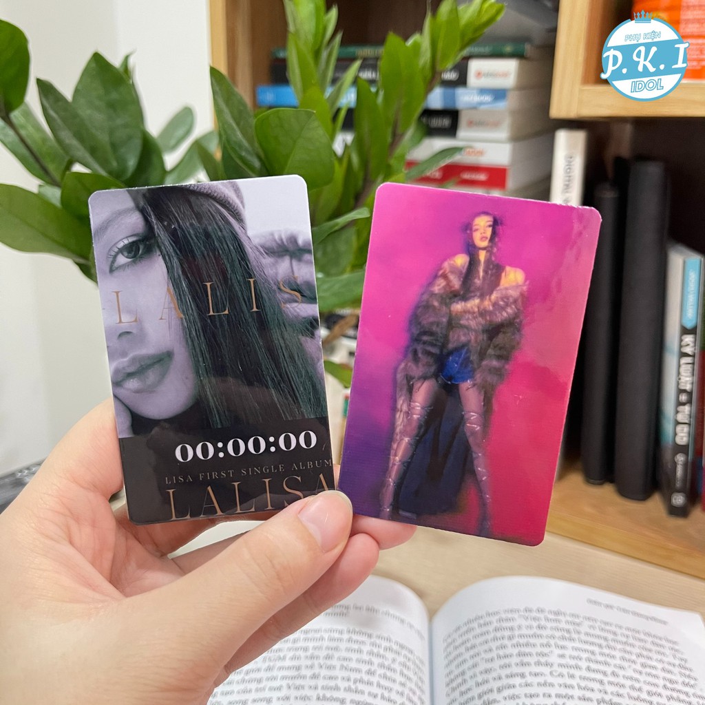 HOT - Bộ Thẻ Ảnh Lisa Blackpink sưu tầm MV Lalisa mới nhất - Card Lisa Bo Góc Siêu Ngầu