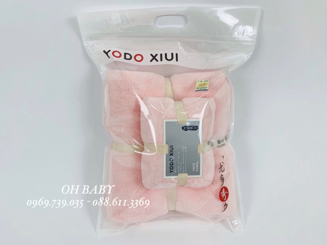 SET KHĂN MẶT, KHĂN TẮM YODO XIUI