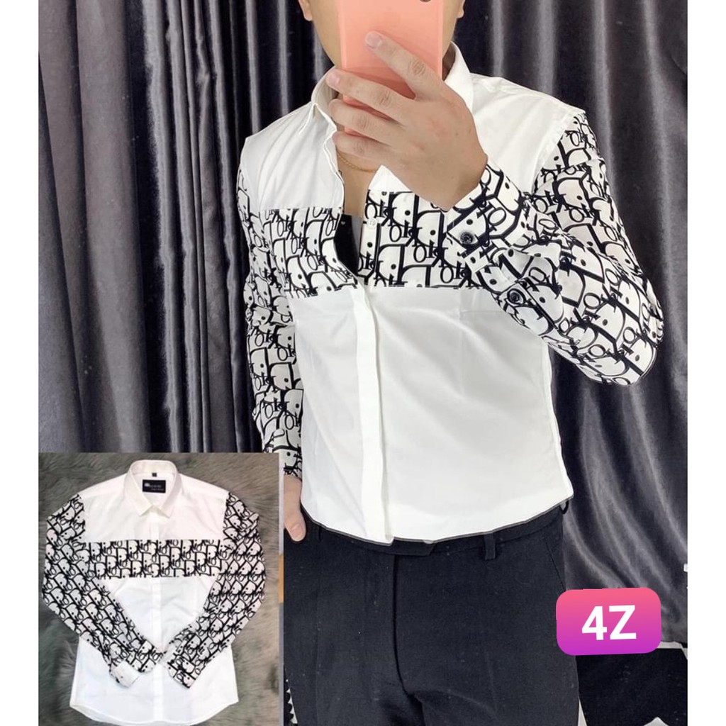 Áo sơ mi nam cao cấp vải lụa Kate mịn | BigBuy360 - bigbuy360.vn