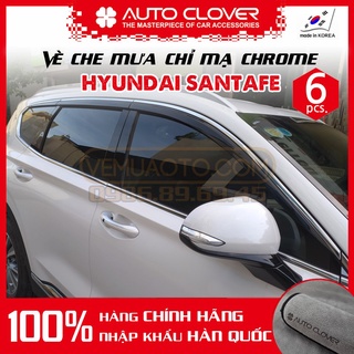 Vè che mưa hyundai santafe 2019-2022 - chính hãng auto clover hàn quốc
