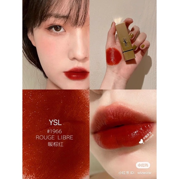 Son ysl 1966 Rouge Libre đỏ gạch