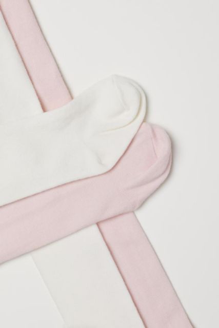 Set quần tất màu hồng, trắng cho bé gái H&M authentic 💯