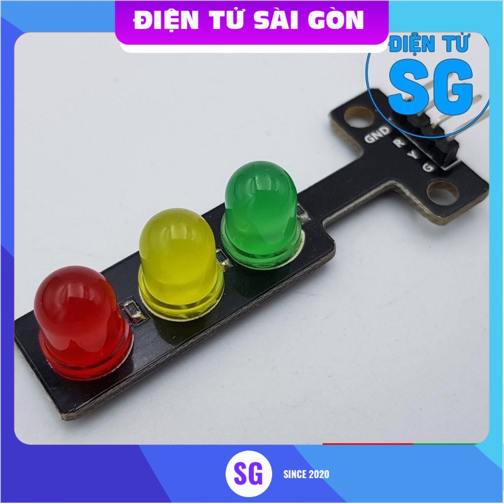 Mạch hiển thị kiểu đèn giao thông - 3J0J