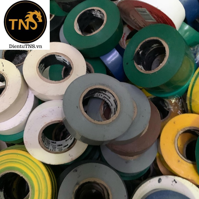 Tns. Băng keo điện bãi nhật màu xám
