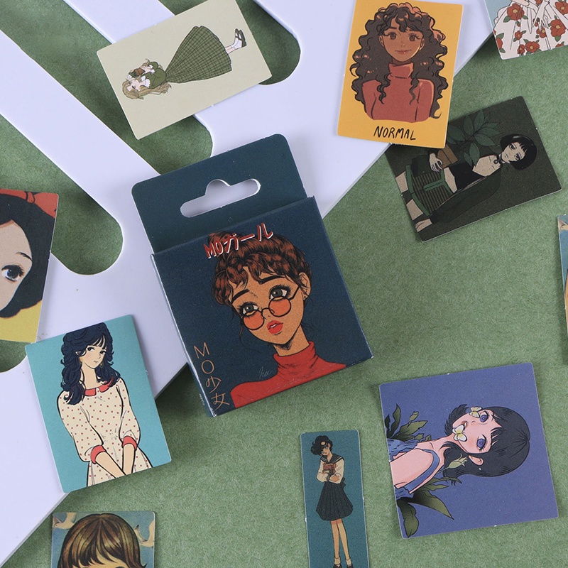 Set 46 sticker dán trang trí sổ lưu niệm