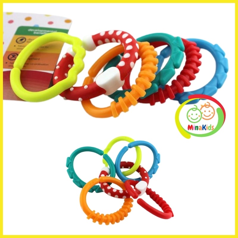 [Mã LIFE0503TOYS giảm 10% đơn 0Đ] Vòng Gặm Nướu Tập Cầm Nắm An Toàn Đồ Chơi Cho Trẻ Sơ Sinh GN03