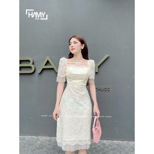 Đầm Dài Lưới Ren