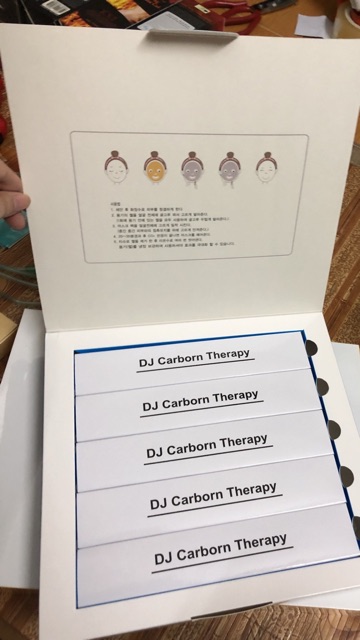 Mask Mặt Nạ Giấy Thải Độc CO2 DJ CARBONTHERAPY ( không kèm Tuýp gel )