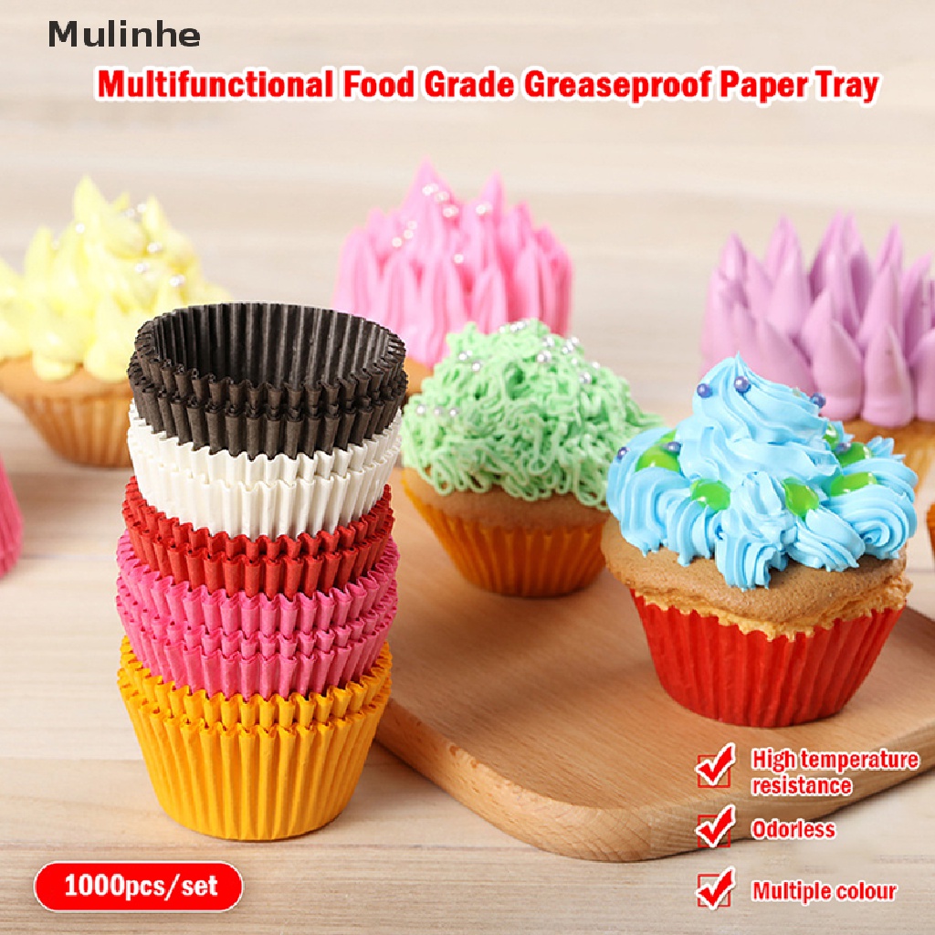 Set 1000 Cốc Giấy Làm Bánh Cupcake Nhiều Kích Thước Tiện Dụng