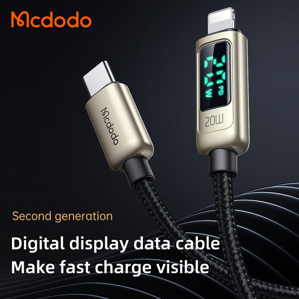 Cáp sạc nhanh Mcdodo CA-881 đầu Type C 20W PD thích hợp cho iPhone 13 12 11 pro max x xr 8 7plus 6s