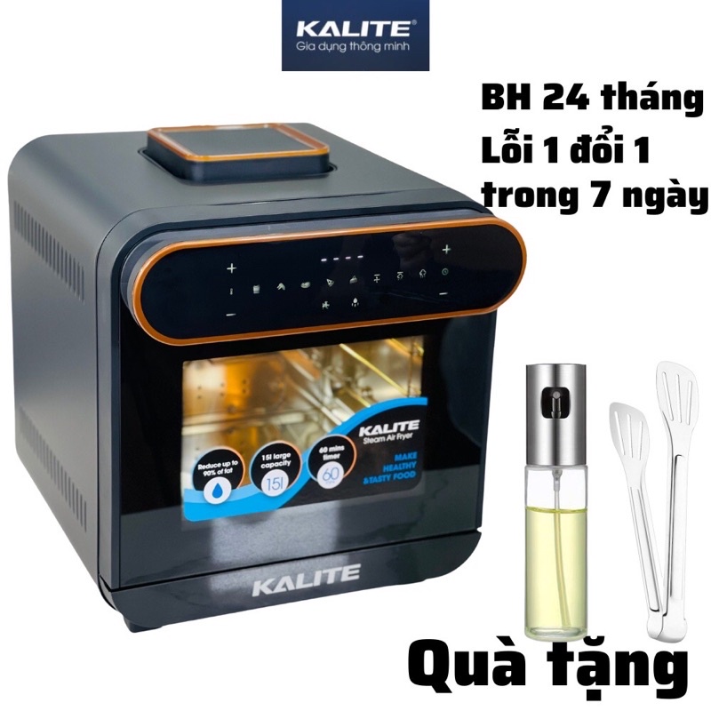 NỒI CHIÊN KHÔNG DẦU KẾT HỢP HẤP KALITE STEAM PRO 15L