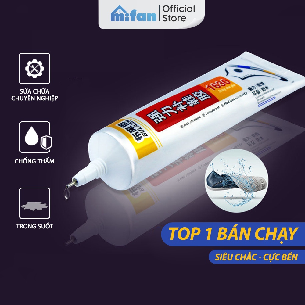 Keo Dán Giày Dép Chuyên Dụng 1630 BULAIEN 60 ml - Keo Dán Thần Thánh Siêu Chắc Trong Suốt - HÀNG CHÍNH HÃNG