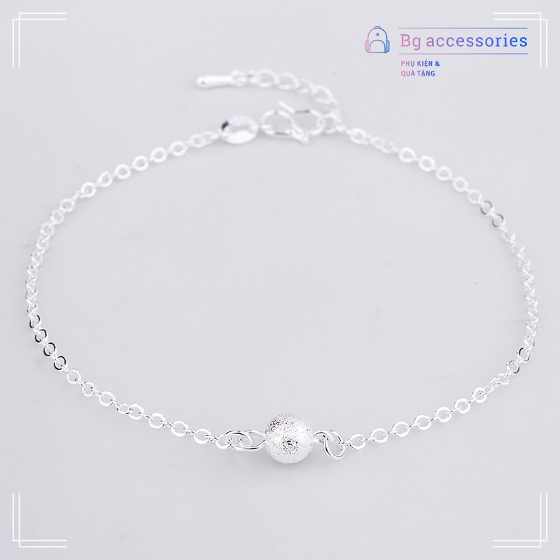 Lắc Chân Bạc 925 Phong Cách Hàn Quốc dễ thương