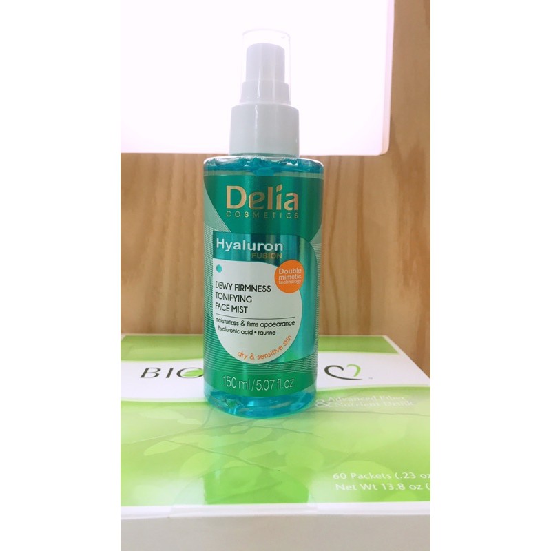Xịt khoáng cấp ẩm DELIA - Xịt khoáng se khít lỗ chân lông Hyaluron Fusion | BigBuy360 - bigbuy360.vn