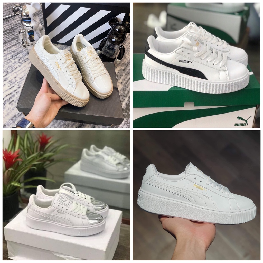 Giày puma, giày thể thao nam nữ đế bệt cổ thấp.