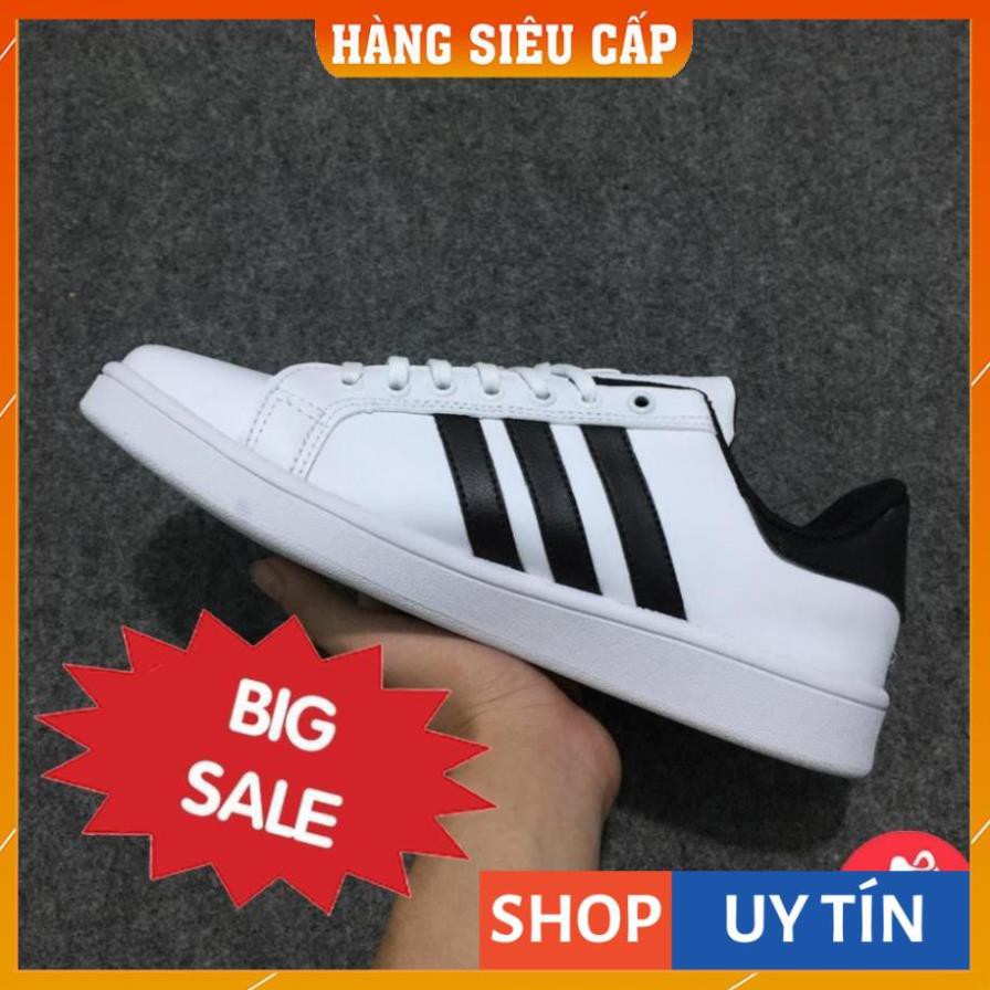 [ Hàng Loại 1 ] - Giày Thể Thao Trắng Sọc Đen Nam Nữ TLS103 | BigBuy360 - bigbuy360.vn