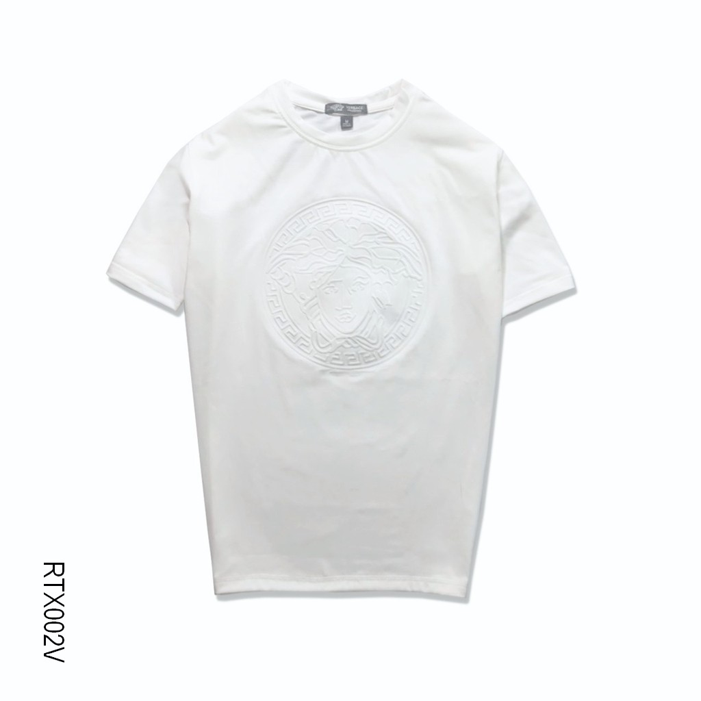 Áo thun nam cổ tròn đẹp form rộng dập nổi Vers cao cấp RTX002V - áo phông nam ngắn tay Riooshop | BigBuy360 - bigbuy360.vn