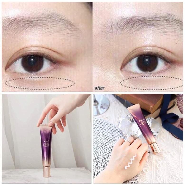 Kem Mắt Dưỡng Trắng và Loại bỏ quầng thâm AHC Ageless Real Eye Cream For Face 30ml - Hàn Quốc Chính Hãng