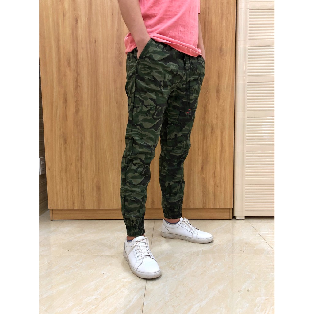 Quần jogger rằn ri lính cao cấp