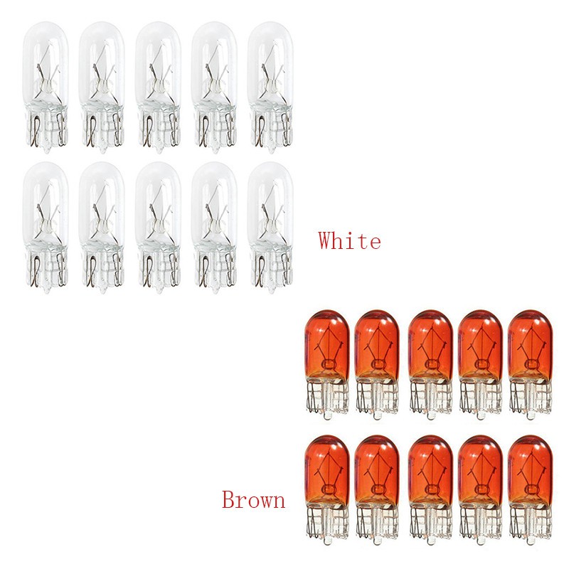 Set 10 bóng đèn T10 Wedge W5W 501 194 LED gắn trần xe hơi thiết kế chuyên dụng