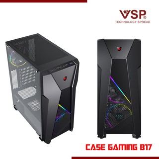 Thùng máy tính VSP B17 Gaming kính cường lực