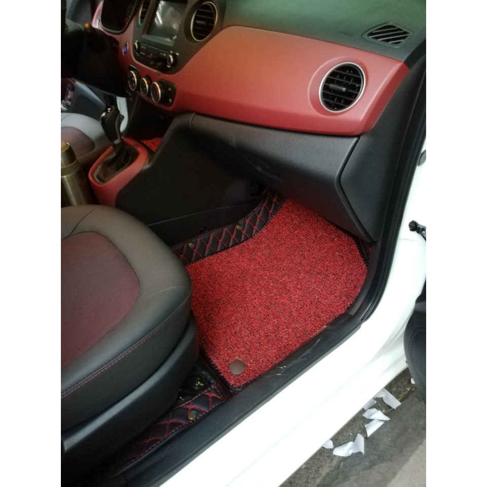 Thảm lót sàn ô tô 5D 6D Hyundai I10 không mùi chống nước, che phủ 90% sàn xe
