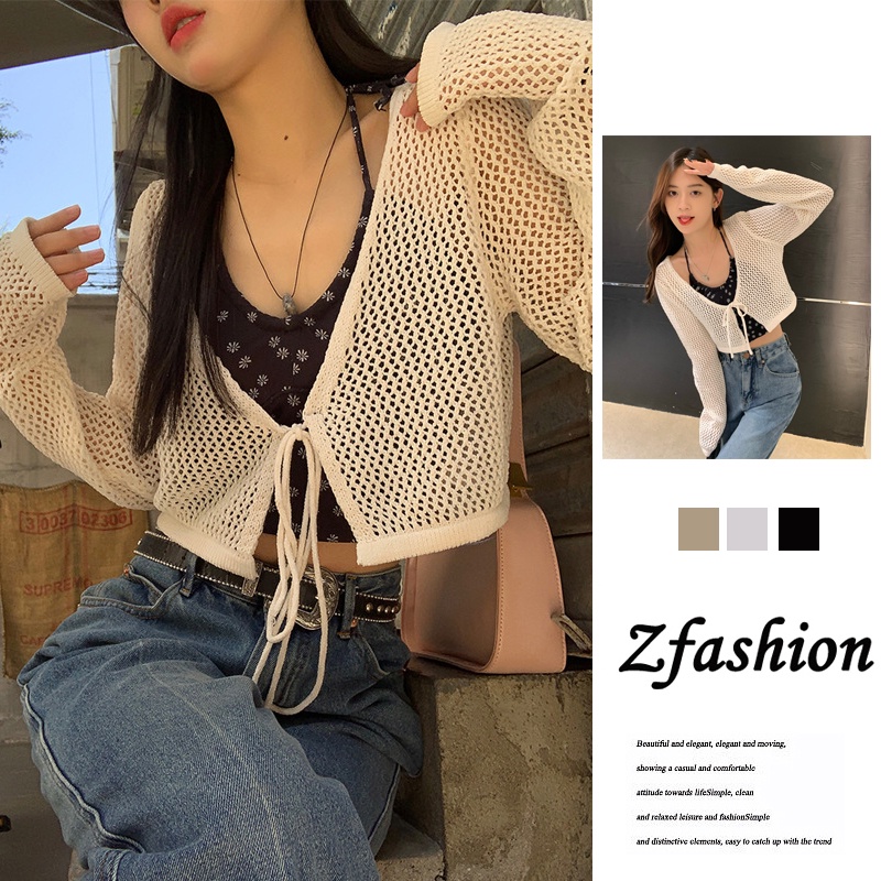 Áo Khoác cardigan Tay Dài Dáng Rộng Thời Trang Mùa Hè Quyến Rũ Cho Nữ