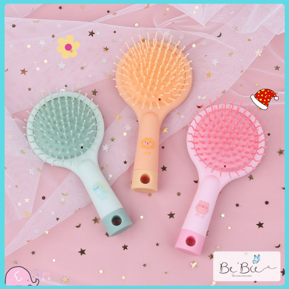 Gương lược cầm tay hình thú đáng yêu 2 in 1 cute BeBie - BP216
