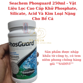 Seachem Phosguard 250ml - Vật Liệu Lọc Cao Cấp Khử Phosphate, Silicate, Acid Và Kim Loại Nặng Cho Bể Cá