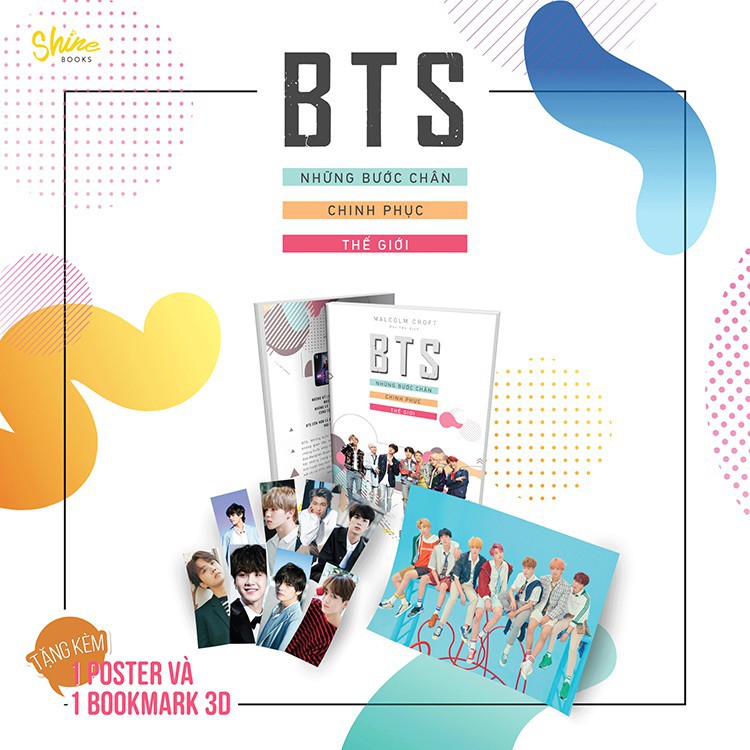 Sách - BTS Những bước chân chinh phục thế giới ( Tặng 1 Poster + 1 Bookmark 3D ngẫu nhiên )