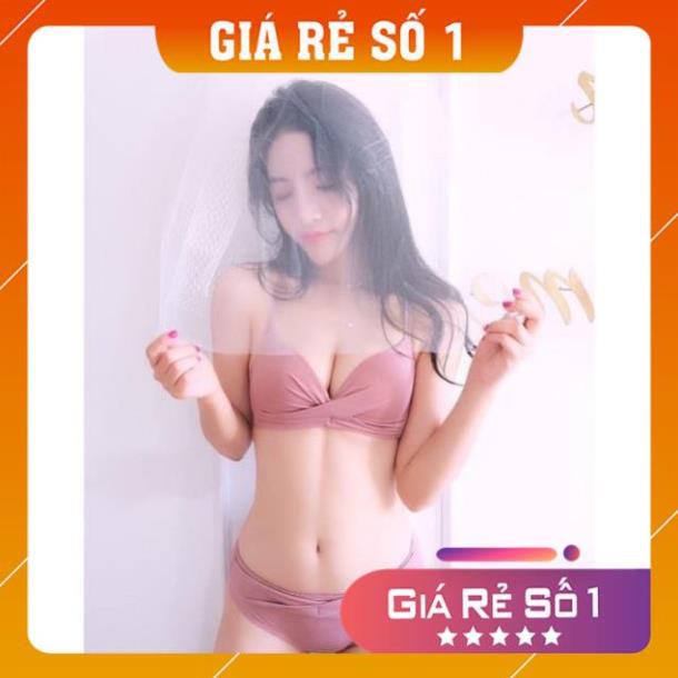 [Cả Bộ] Bộ Đồ Lót Đúc Su Thông Hơi Không Gọng Chéo Ngực Dây Tạo Kiểu | BigBuy360 - bigbuy360.vn