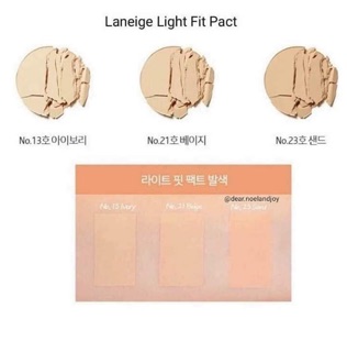[CHÍNH HÃNG 100%] PHẤN PHỦ CAO CẤP LANEIGE LIGHT FIT PACT