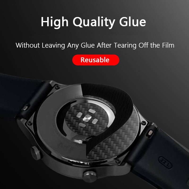 Miếng Dán Sợi Carbon Mềm Chống Trầy Cho Mặt Đồng Hồ Huawei Watch 4 / Pro