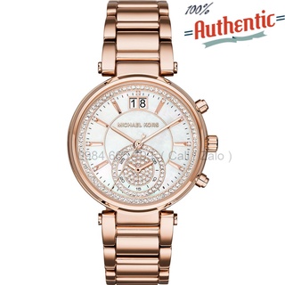 Đồng hồ nữ michael kors sawyer rose gold mk6282