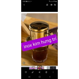Phin cà phê inox 304 Mạ Vàng / Đen / Trắng