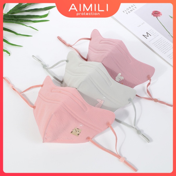 khẩu trang cho bé 3-14 tuổi  chống khói bụi của học sinh Khẩu Trang cotton Dày 3 Lớp Chống Bụi Thoáng Khí Có Thể Tái Sử Dụng