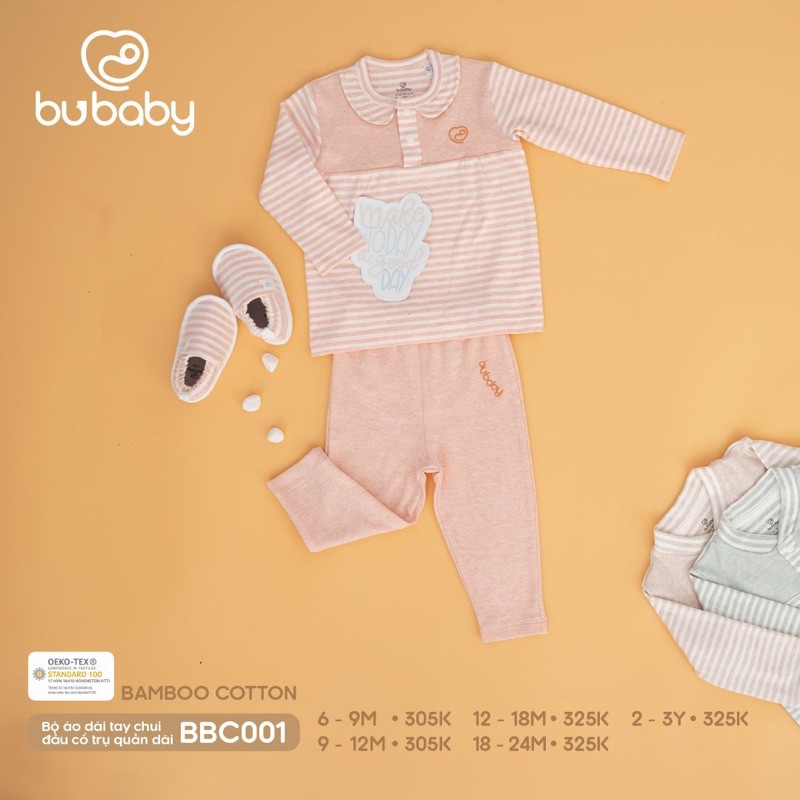 Bộ quần áo sợi tre bông Bubaby