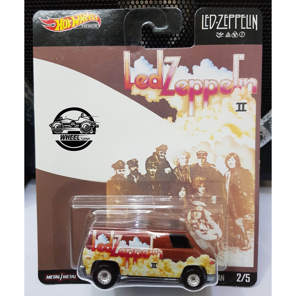 Xe mô hình đồ chơi bánh cao su Hotwheels 1:64 PREMIUM - LED ZEPPELIN - Super Van