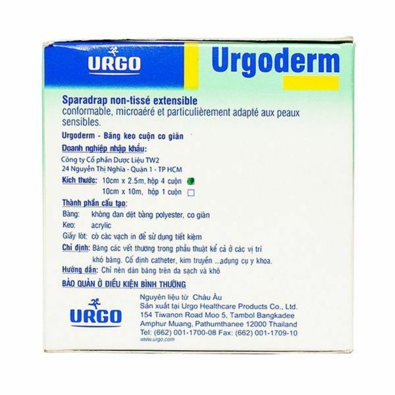 [Hỏa Tốc Q10] Băng Keo Cuộn Y Tế Co Giãn Urgoderm