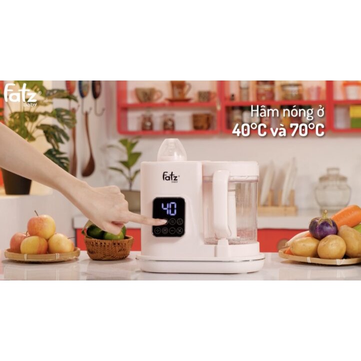 Máy xay và hấp thức ăn dặm điện tử đa năng FATZ BABY Auto 3 FB9617KM