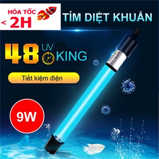Đèn UV 9W Diệt Tảo Diệt Khuẩn Cho Bể Cá Sterilization King 107 cao cấp