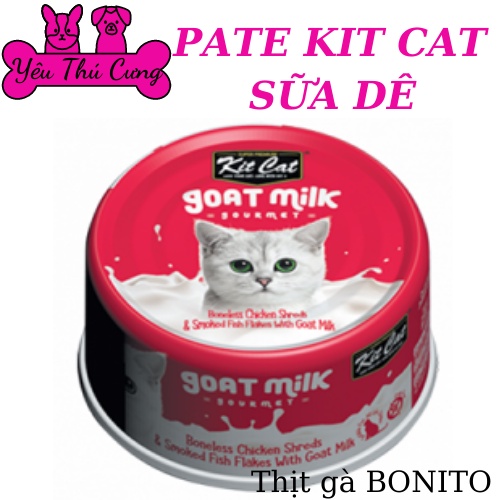 PATE KIT CAT SỮA DÊ GOAT MILK CHO MÈO-YÊU THÚ CƯNG SHOP