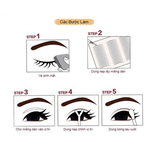 Bộ 240 miếng dán kích mí mắt 120 cặp