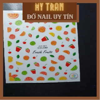 stick dán móng tay, sticker dán trực tiếp lên móng
