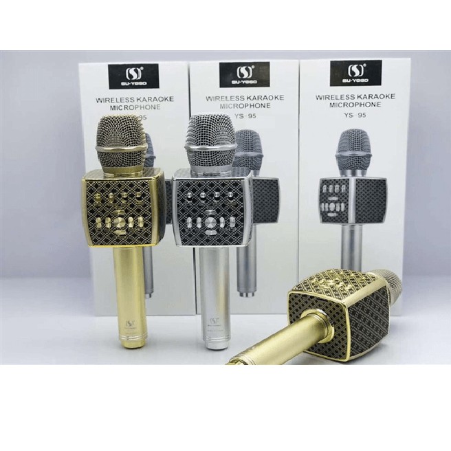 Micro SU-YOSD YS-95 Mic Karaoke Có Loa Bluetooth Tích Hợp Live Stream, Giả Giọng, Chính Hãng Bảo Hành 6 Tháng