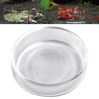 Khay thủy tinh đựng thức ăn cho cá cảnh