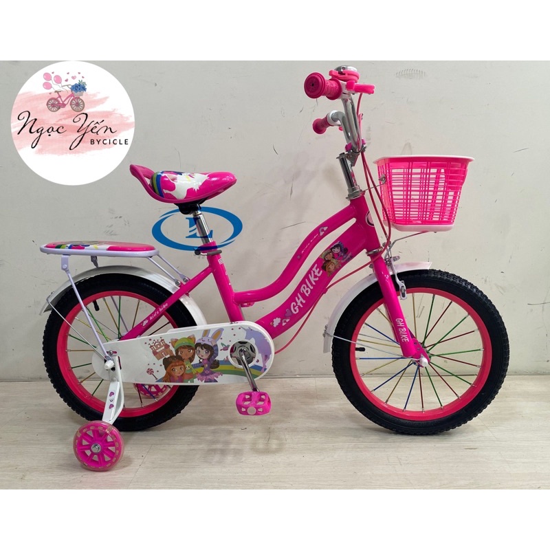 XE ĐẠP TRẺ EM 12IN-16IN 2 ỐNG GHBIKE ĐÀI LOAN NEW