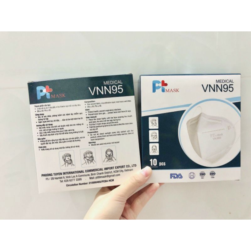 KHẨU TRANG 3D VN 95 HÀNG CHUẨN