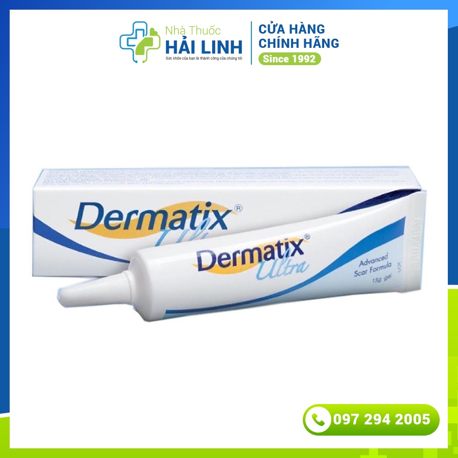 Dermatix gel bôi sẹo tuýp to và bé